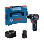 Perceuse - visseuse bosch professional - gsr 12v - 32 + 2 batteries gba 2. 0 ah - chargeur gal 12v - ...