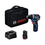 Perceuse - visseuse bosch professional - gsr 12v - 32 + 2 batteries gba2. 0 ah - chargeur gal 12v - 20 ...