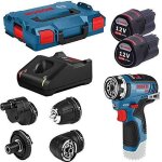 Perceuse - visseuse bosch professional gsr 12v - 35 fc + 2 batteries 3, 0ah + l - boxx - 06019h3000 Perceuse - visseuse bosch professional gsr 12v - 35 fc + 2 batteries 3, 0ah + l - boxx - 06019h3000