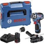 Perceuse - visseuse bosch professional gsr 12v - 35 fc - 2 batteries 12v 3, 0 ah - mandrin autolock - ...