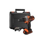 Perceuse - visseuse multievo - 18v - black + decker - avec 1 batterie 18v 15ah - chargeur - coffret - ...