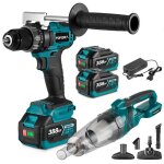 Perceuse - visseuse à percussion couple 25 + 3 + aspirateur électrique sans fil - yofidra - 2x 1. 5ah ... Perceuse - visseuse à percussion couple 25 + 3 + aspirateur électrique sans fil - yofidra - 2x 1. 5ah ...