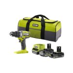 Perceuse - visseuse  percussion - ryobi - brushless - 18v - 95 nm - 2 batteries incluses
