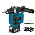 Perceuse - visseuse � percussion sans fil 680w couple 20 + 3 - onevan - 2x 3ah batteries - bo�te en plastique ...