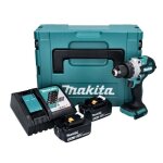 Perceuse - visseuse  percussion sans fil - makita - dhp 486 rfj - 18 v - 130 nm - brushless