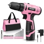 Perceuse - visseuse sans fil 12v visseuse sans fil sac de rangement 20nm perceuse - visseuse rose pour ... Perceuse - visseuse sans fil 12v visseuse sans fil sac de rangement 20nm perceuse - visseuse rose pour ...