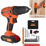 Perceuse visseuse sans fil 21v 45n. m couple max emdtool perceuse percussion avec batterie 15ah 2 vitesses ...