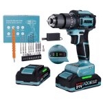 Perceuse visseuse sans fil 21v 65nm max 24 + 3 réglages de couple 21 accessoires visseuse devisseuse ... Perceuse visseuse sans fil 21v 65nm max 24 + 3 réglages de couple 21 accessoires visseuse devisseuse ...