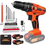 Perceuse visseuse sans fil 21v emdtool - 2 batteries 15ah + chargeur - 2 vitesses - 29 accessoires Perceuse visseuse sans fil 21v emdtool - 2 batteries 15ah + chargeur - 2 vitesses - 29 accessoires