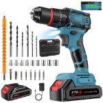 Perceuse visseuse sans fil 21v perceuse � percussion sans balais couple 70nm 2 vitesses 2000rpm avec ...