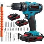 Perceuse visseuse sans fil 28v perceuse visseuse devisseuse sans fil pour le bricolage 25 + 3 rglages ...