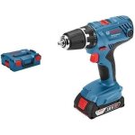 Perceuse visseuse sans fil bosch gsr 18v - 21 + 2 batteries 2ah + chargeur + coffret l - boxx - bosch ...