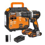 Perceuse - visseuse - worx - wx102 - brushless 20v - 60nm - mandrin 13mm