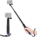 Perche etanche pour gopro19 inch perche  selfie tlescopique pour gopro hero 13 / 12 / 11 / 10 / 9 / ...