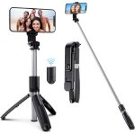 Perche à selfie connectée avec trépied et télécommande Perche à selfie connectée avec trépied et télécommande
