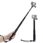 Perche selfie monopode - 1 pi�ce perche selfie extensible 94cm �tanche - convient pour dji osmo action ...