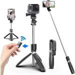 Perche à selfie / trépied pour téléphone portable avec télécommande compatible appareil photo et gopro ... Perche à selfie / trépied pour téléphone portable avec télécommande compatible appareil photo et gopro ...