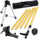 Perche t�lescopique firecore 37 m avec tr�pied et support laser r�glable