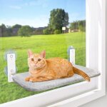 Perchoir pour chat sans fil pour fenêtre hamac pour chat pour mur avec 4 ventouses cadre en métal solide ... Perchoir pour chat sans fil pour fenêtre hamac pour chat pour mur avec 4 ventouses cadre en métal solide ...