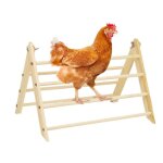 Perchoir � poules - barre de perchoir pour volailles support en bois gain de place portable pour volailles ...