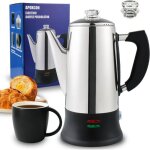 Percolateur � caf� 12 tasses - certifi�e ce cafeti�re classique avec fonction de service sans fil et ...