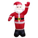 P�re no�l gonflable - g�n�rique - 6ft - d�coration led - ext�rieur - rouge