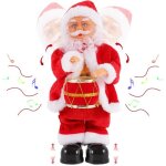 Père noël musical dansant avec tambour ? peluche père noël chantant pour décoration et cadeau de noël ... Père noël musical dansant avec tambour ? peluche père noël chantant pour décoration et cadeau de noël ...
