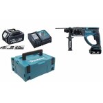 Perfo - burineur sds plus 18v + 2 batteries 5ah + chargeur + coffret makpac - makita - dhr202rtj
