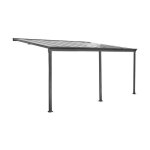 Pergola adossée aluminium 3x5m avec gouttière avenio Pergola adossée aluminium 3x5m avec gouttière avenio