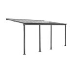 Pergola adossée aluminium 3x6m avec gouttière avenio Pergola adossée aluminium 3x6m avec gouttière avenio