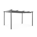 Pergola aluminium - isla 3x4m - toile grise - tonnelle idéale pour votre terrasse. toit rétractable. ... Pergola aluminium - isla 3x4m - toile grise - tonnelle idéale pour votre terrasse. toit rétractable. ...
