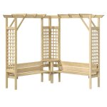 Pergola dangle - sweety - avec banc - bois de pin impr�gn� p27