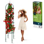 Pergola de jardin en acier - plonos - plonos pl - 992 - 200 cm de hauteur - 40x40 cm - acier thermolaqu� ...