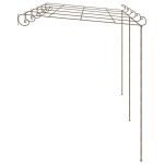 Pergola de jardin - akozon - marron antique - fer forgé - 6x3x25 m Pergola de jardin - akozon - marron antique - fer forgé - 6x3x25 m