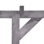 Pergola de jardin en bois - wiens - gris - 200x40x205 cm - bois de pin impr�gn� - r�sistance � la pourriture ...