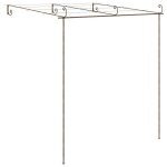 Pergola de jardin en fer forg� - wiens - 3x3x25 m - marron antique - cadre robuste - ornements romantiques ...
