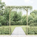 Pergola de jardin - vidaxl - bois de pin - r�sistant � la pourriture - 205x40x203 cm