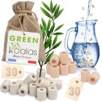 Perles de c�ramique em� grises et roses x60 filtration / purification naturelle pour am�liorer le go�t ...