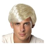 Perruque blonde homme disco