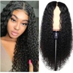 Perruque femme - longue boucl�e - noir naturel - �pais - lace front frontal wig naturel pour femmes adultes ...
