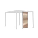 Persienne 100cm pour pergola bioclimatique aluminium 3x3m v2 3x4m 3x6m triomphe persienne 100cm triomphe ...