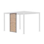 Persienne 130cm pour pergola bioclimatique aluminium 3x4m triomphe persienne 130cm triomphe