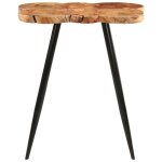 Vendre  perte - table de cuisine ronde table de bar en ins 90x54x105 cm bois dacacia solide 29437