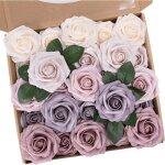 Pétales de rose artificiels - dégradé violet - mousse latex - 25 pièces - décoration polyvalente Pétales de rose artificiels - dégradé violet - mousse latex - 25 pièces - décoration polyvalente