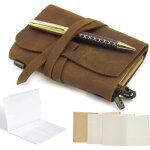 Petit agenda de poche en cuir carnet de notes journal carnet de voyage rechargeable cahier de voyage ...