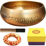 Petit bol chantant tibtain ensemble de bols chantants tibtains avec maillet en bois et coussin de 8 ...