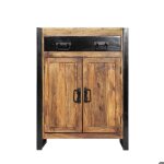 Petit buffet en bois dacacia 80 cm havana