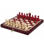 Petit �checs royal couleur cerise (30x30cm)