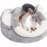 Petit lit pour animaux de compagnie se blottir lit chaud en peluche de coton lit pour animaux de compagnie ...