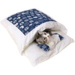 Petits nids pour animaux chat chien grotte sac couchage chat chat xxl nid chaud maison pour chat pliable ...